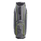 Izzo Golf Ultra-Lite Golf Cart Bag with Single Strap & Exclusive Features, Gray/Lime