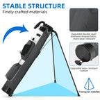 Sturdum Lightweight Golf Stand Bag, Portable Sunday Golf Carry Bag with Insulated Cooler Pocket, Easy Carry Par 3 Golf Bag for Driving Range, Pitch n Putt & Executive Courses