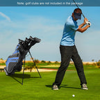 Spaco Golf Stand Cart Bag with 6-Way Divider Carry Pockets-Blue, Golf Stand Bag for Men & Women,Multiple Pockets, Lightweight & Durable