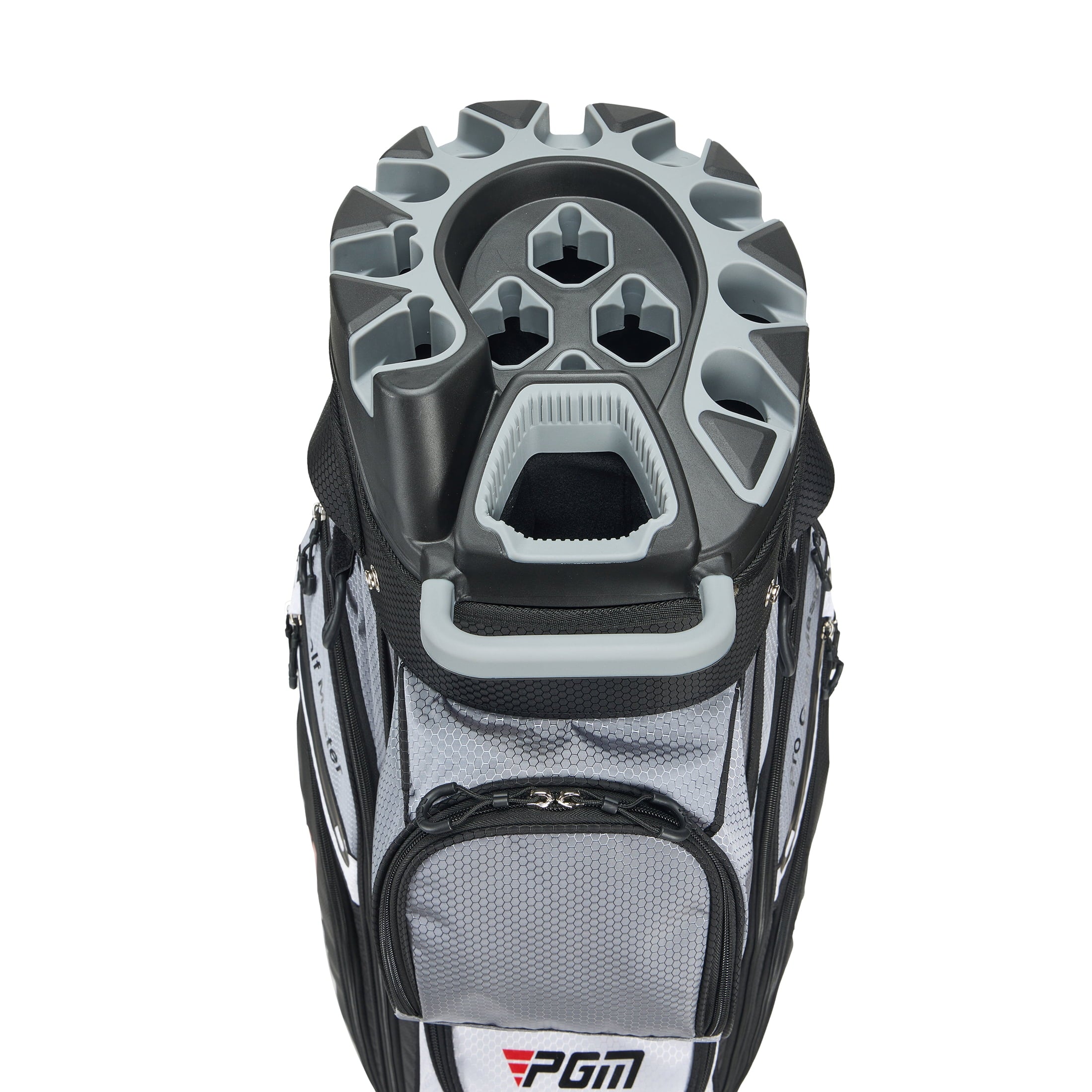 PGM Golf Cart Bag 14 Way Organizer Divider Silent Top Waterproof Bag/Black