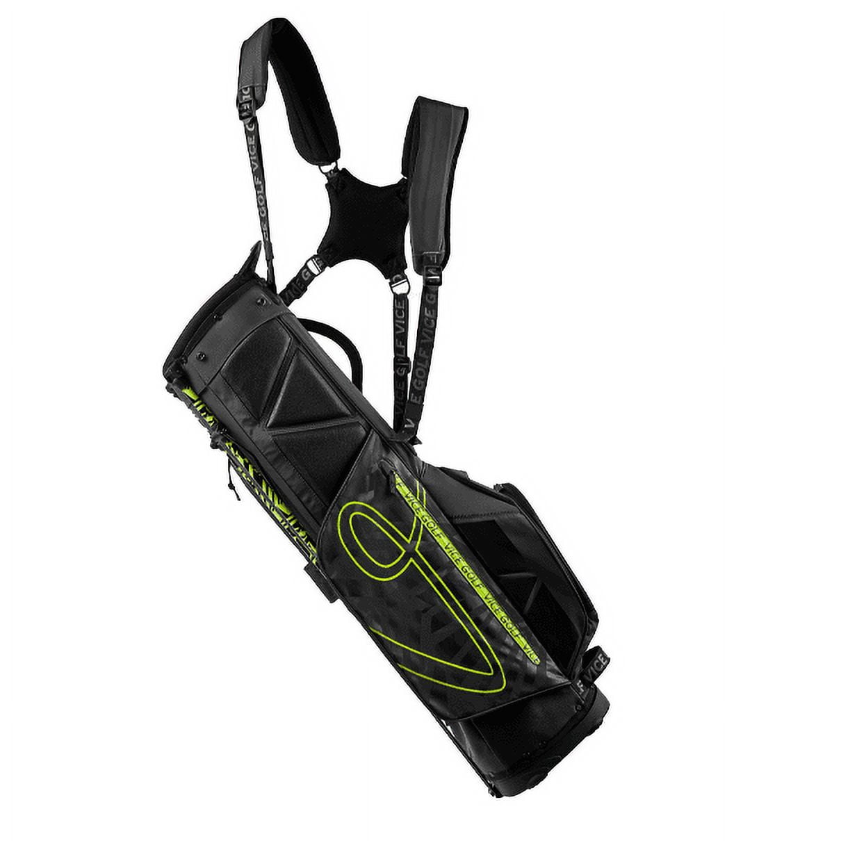 Vice Golf Smart Stand Bag Black/Neon Lime