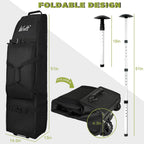 WOLT Golf Travel Club Bag With Support System Soft Padded Resistant and Waterproof Golf Travel Bag with Wheels for Airlines