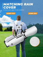 Sturdum Golf Stand Bag Lightweight Carry Bag with 7-Way Dividers, Cooler Pocket, Adjustable Shoulder Strap, 900D Weather-Resistant Fabric for Men Women
