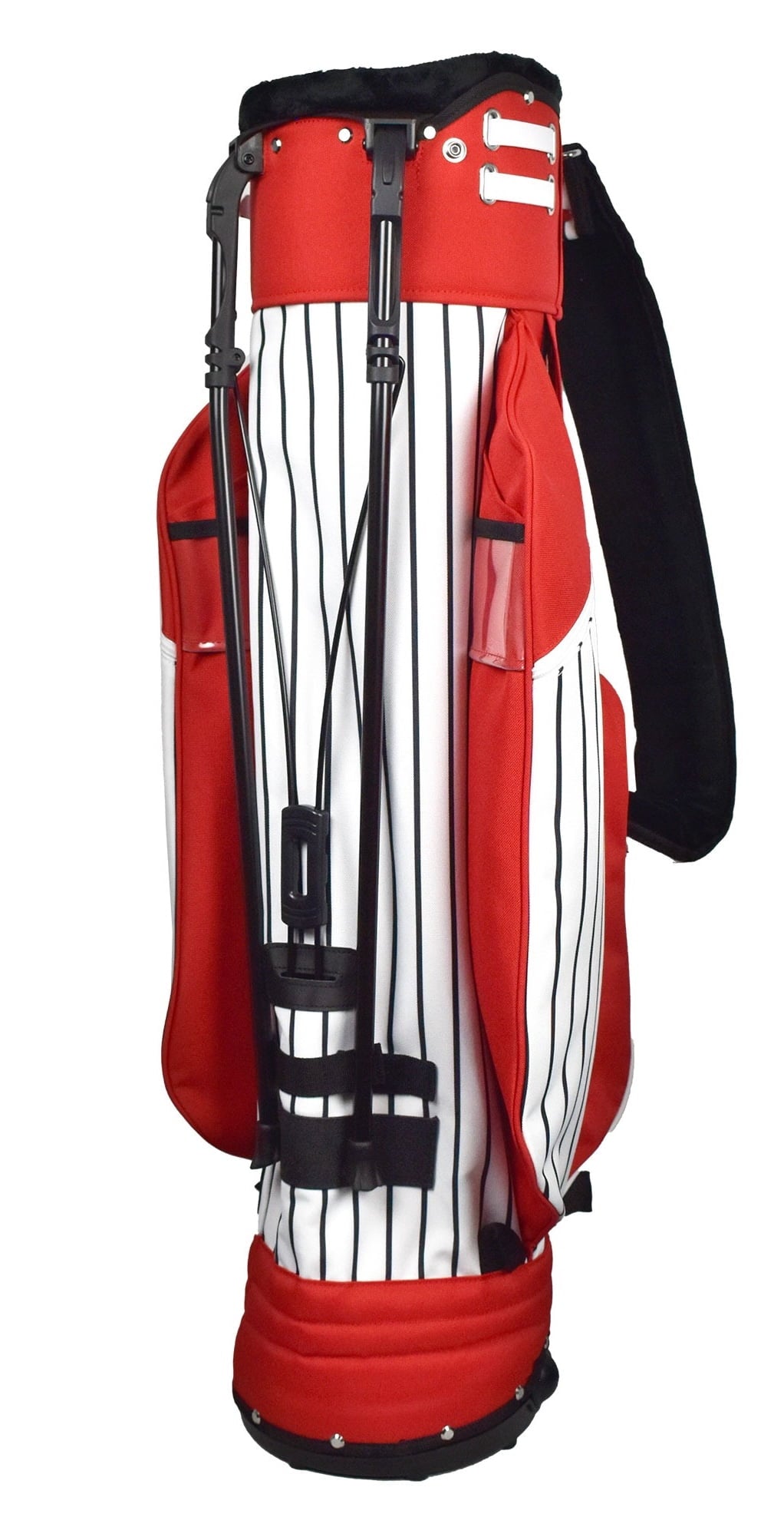Jones Sports Golf Classic Stand Bag Red Pinstripe