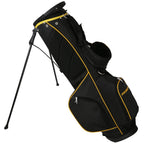 Prosimmon Golf DRK 7 Lightweight Golf Stand Bag with Dual Straps Black/Gold