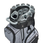 PGM Golf Cart Bag 14 Way Organizer Divider Silent Top Waterproof Bag/Black