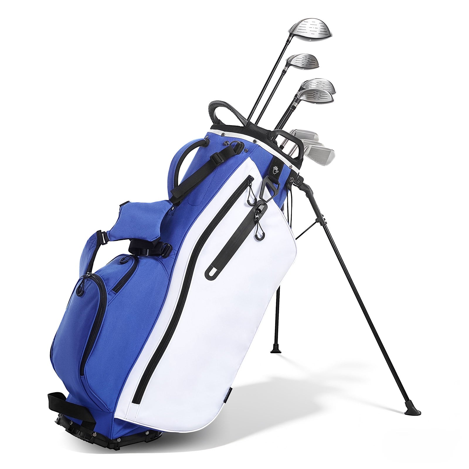 VEVOR Golf Cart Bag, 7 Way Top Divider Organizer, Club Stand Bag with Full-length Divider, Handles, Dual Support Legs, Storage Pockets, Dual Shoulder Straps, Rain Hood, Lightweight for Men and Women