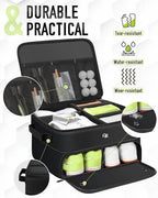Golf Trunk Organizer Water-Resistant Golf Shoe Bag for Shoes Balls Tees Clothes Gloves Golf Accessories, Fathers Day Dad Gifts for Men