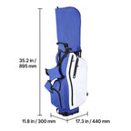 VEVOR Golf Cart Bag, 7 Way Top Divider Organizer, Club Stand Bag with Full-length Divider, Handles, Dual Support Legs, Storage Pockets, Dual Shoulder Straps, Rain Hood, Lightweight for Men and Women