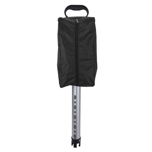 Deluxe Shag Bag with Aluminum Tube and Storage Pocket (Black)