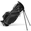 Playcraft Co™ Golf Stand Bag 6 Way Divider Golf Carry Bag w/ Straps & 7 Storage Pockets Blue