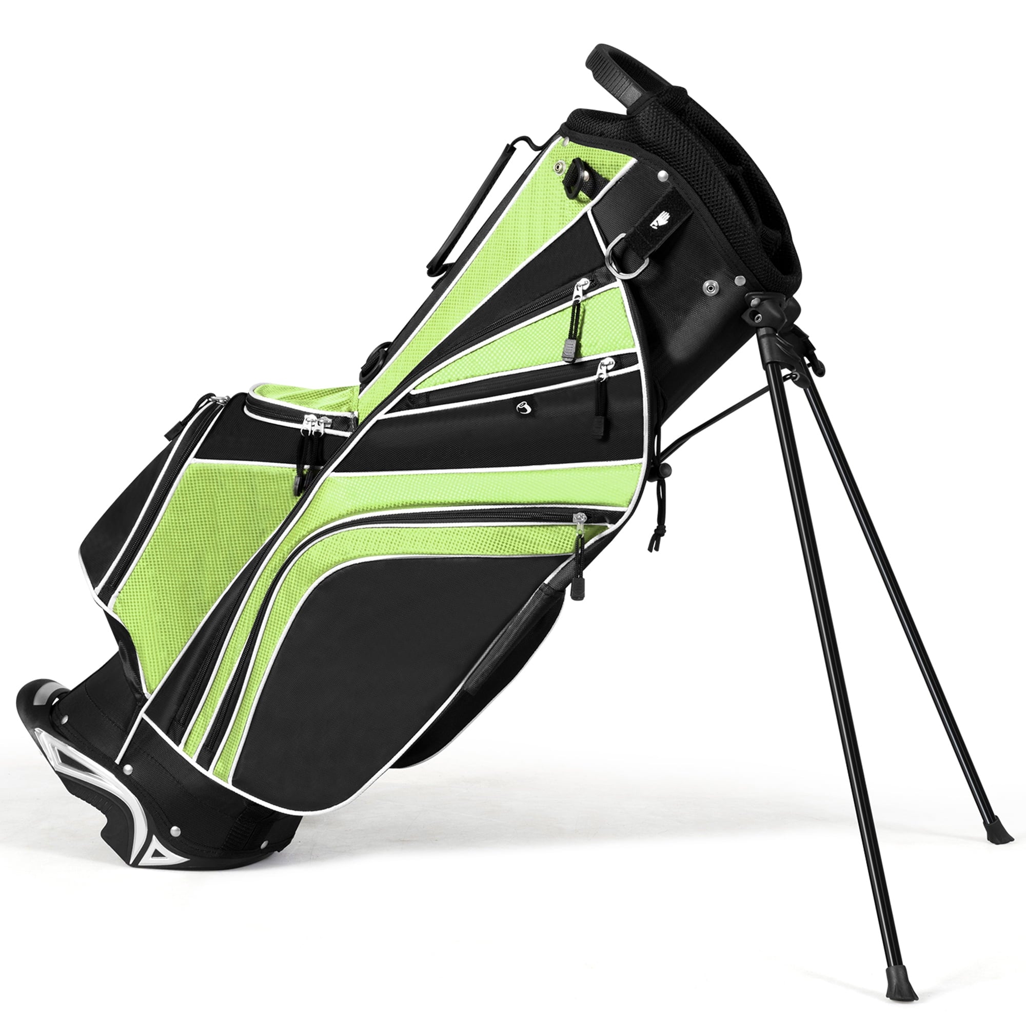 Playcraft Co™ Golf Stand Bag 6 Way Divider Golf Carry Bag w/ Straps & 7 Storage Pockets Blue