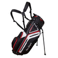 MacGregor Golf Tourney Hybrid Stand Carry Bag, Black/White/Red