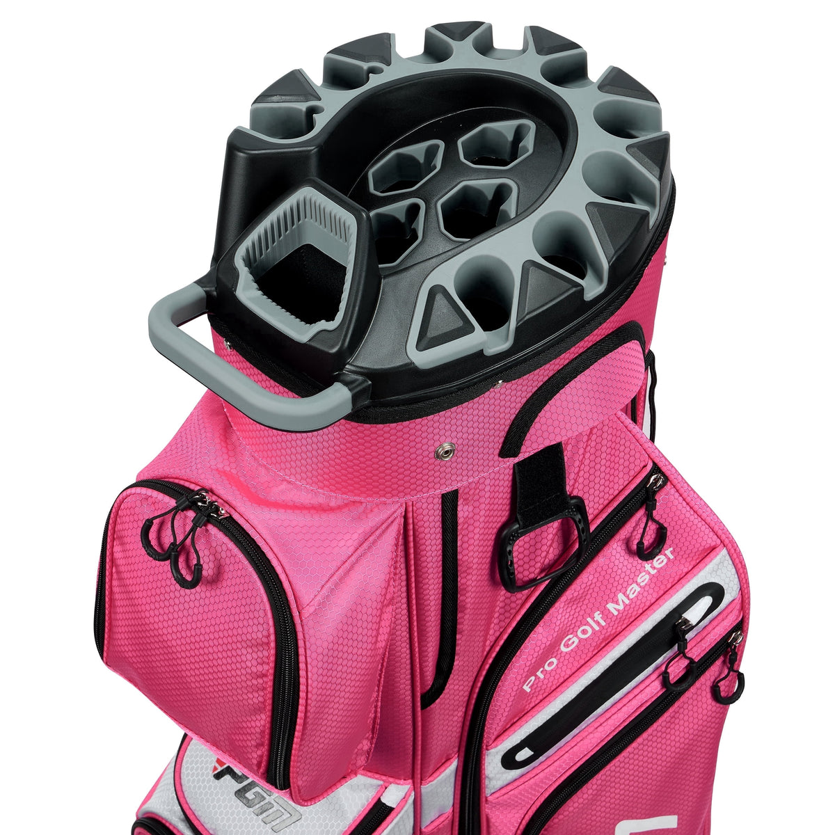 Playcraft Co™ Golf Cart Bag 14 Way Organizer Divider Silent Top Waterproof Bag/Black