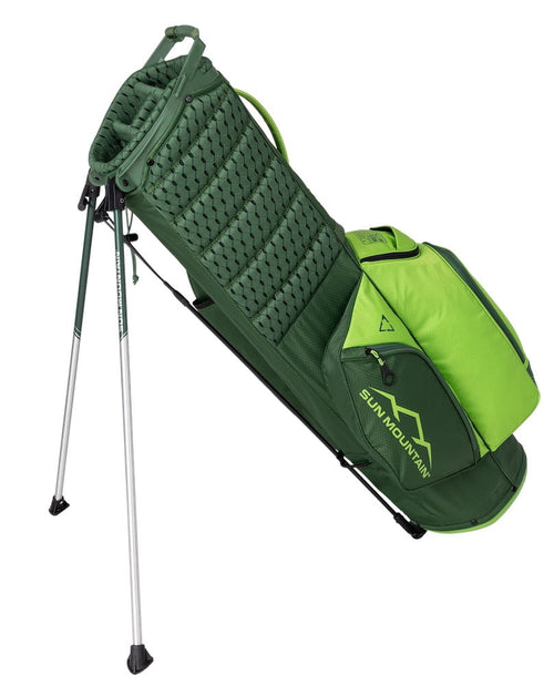 Sun Mountain 2024 EcoLite Stand Golf Bag 4-Way Top Dual Strap - Green/Rush Green -