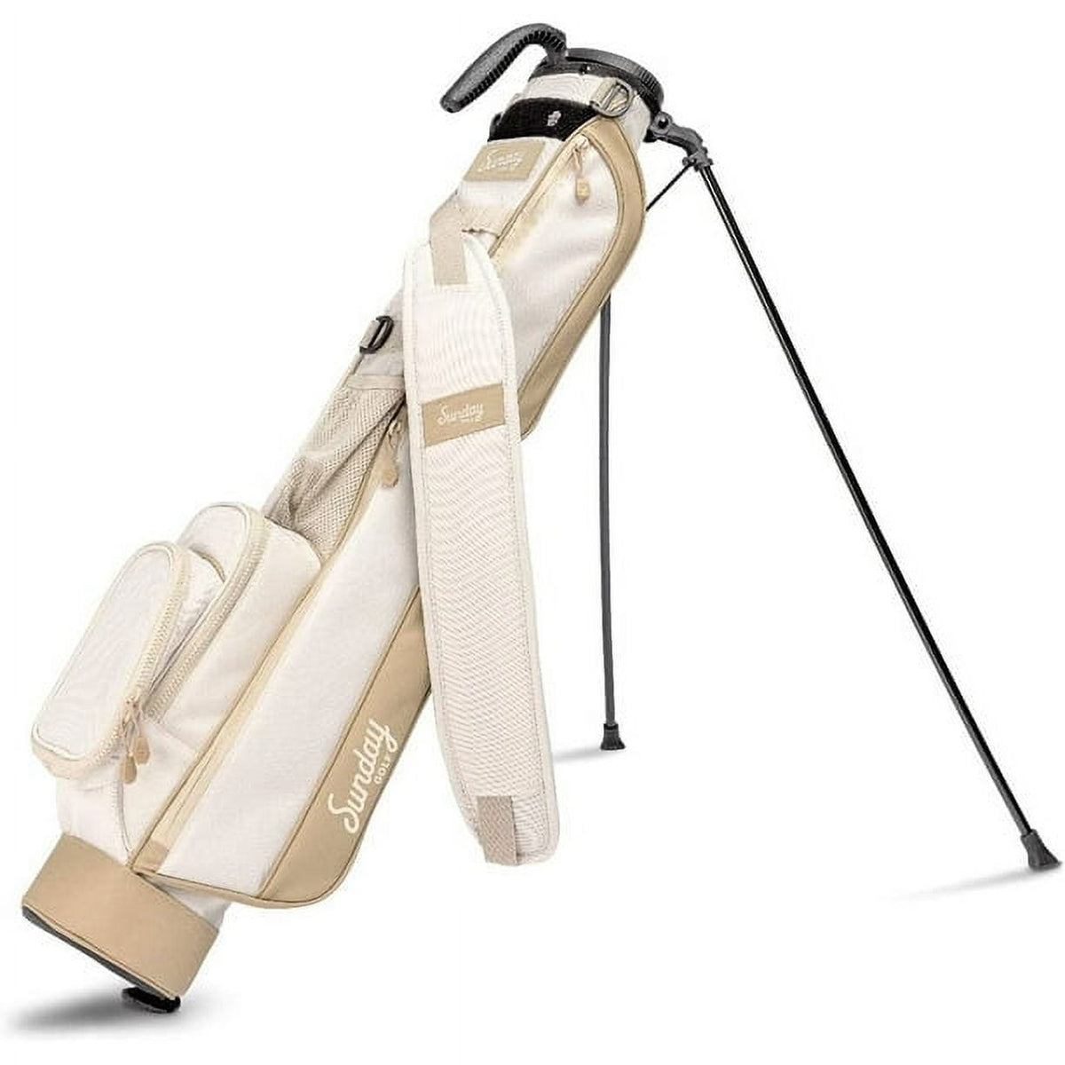 Playcraft Co™ Loma Bag - Lightweight Golf Bag with Strap and Stand – Easy to Carry Pitch n Putt Golf Bag – Golf Stand Bag for The Driving Range, Par 3 and Executive Courses, 31 Inches Tall Seafoam