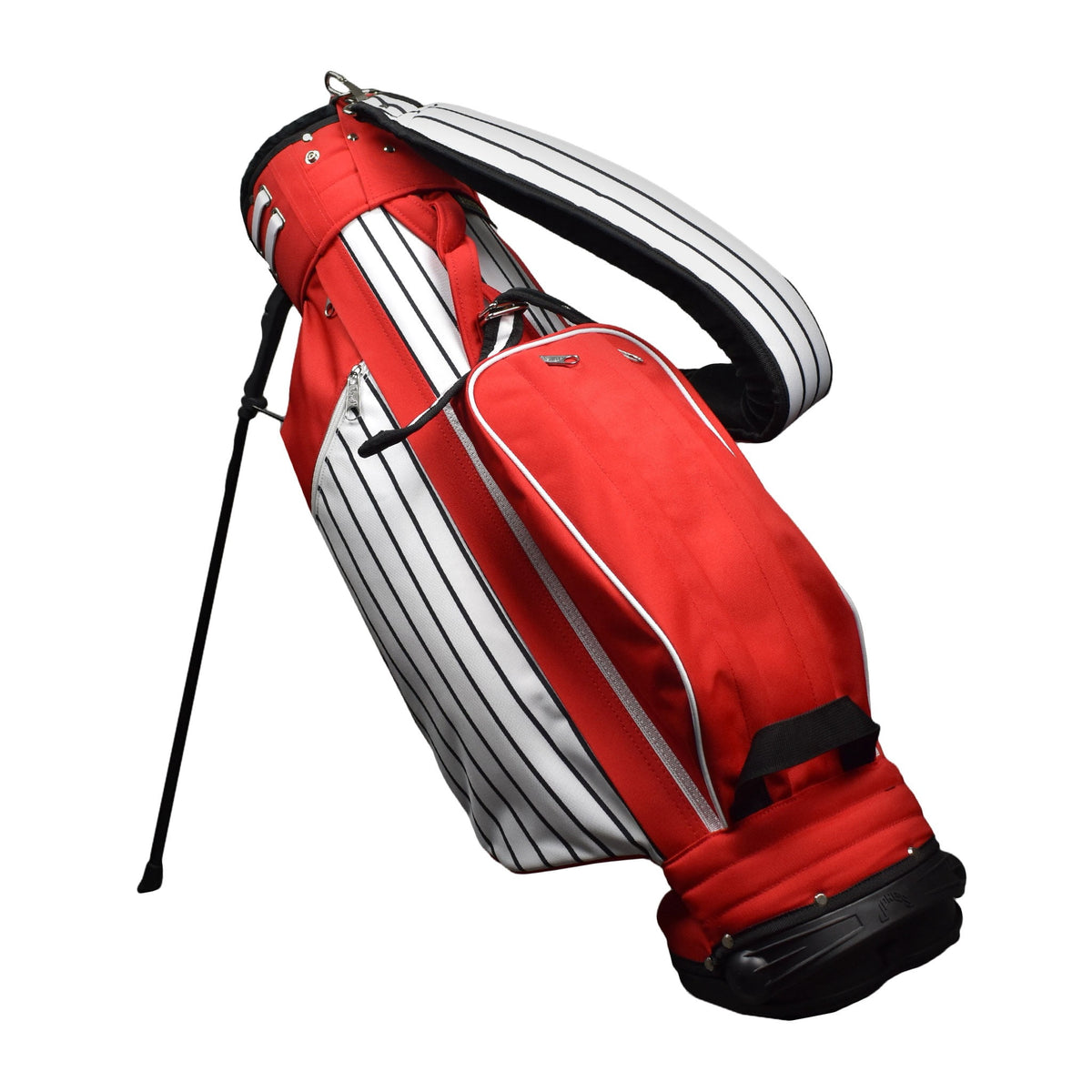 Jones Sports Golf Classic Stand Bag Red Pinstripe