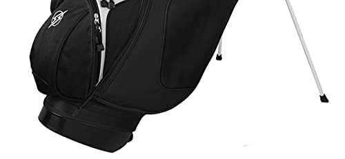 PowerBilt Golf Dunes Lightweight Dual Strap Stand Bag, Black -