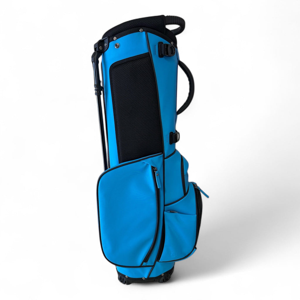NEW Orca Golf Dorsal 2 Synthetic Leather Stand Bag 4-Way Top - Caribbean Blue