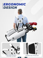 Sturdum Golf Stand Bag Lightweight Carry Bag with 7-Way Dividers, Cooler Pocket, Adjustable Shoulder Strap, 900D Weather-Resistant Fabric for Men Women