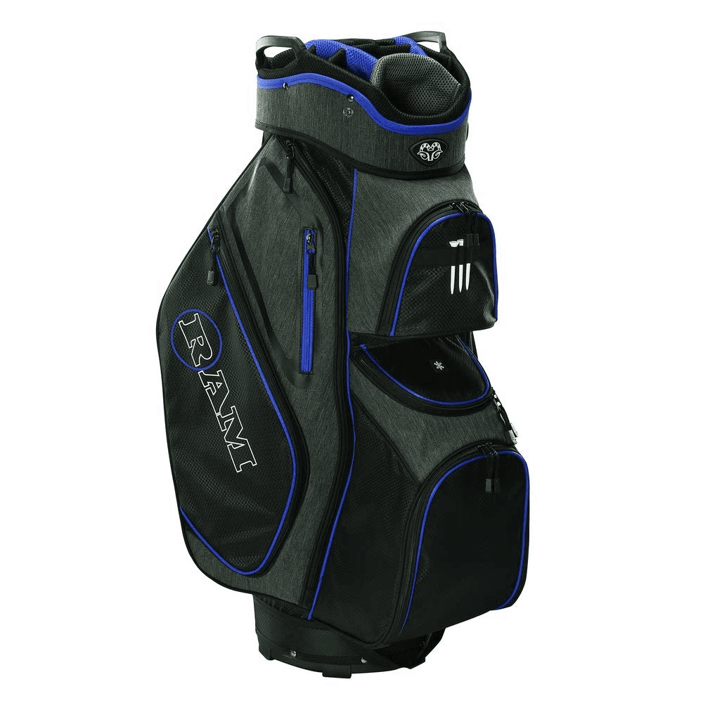Ram Golf Tour Cart Golf Bags for Men with 14 Way Dividers Top Black, Blue