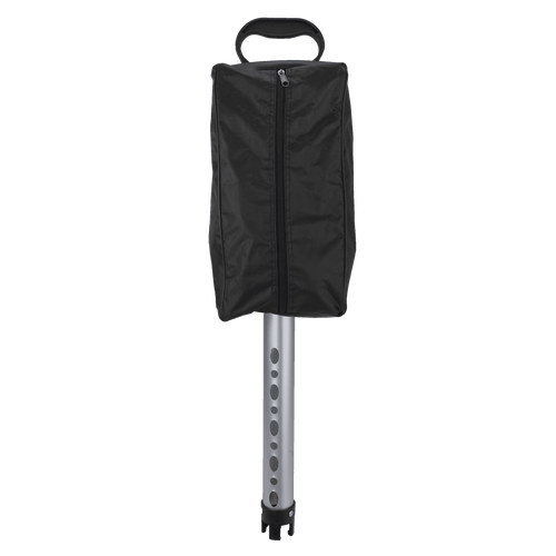 Deluxe Shag Bag with Aluminum Tube and Storage Pocket (Black)