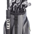 Izzo Golf Ultra-Lite Golf Cart Bag with Single Strap & Exclusive Features, Gray/Lime