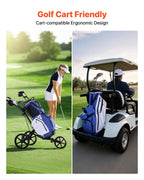 VEVOR Golf Cart Bag, 7 Way Top Divider Organizer, Club Stand Bag with Full-length Divider, Handles, Dual Support Legs, Storage Pockets, Dual Shoulder Straps, Rain Hood, Lightweight for Men and Women
